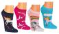 Preview: 6 Paar TippTexx 24 Kinder Sneakersocken Einhorn